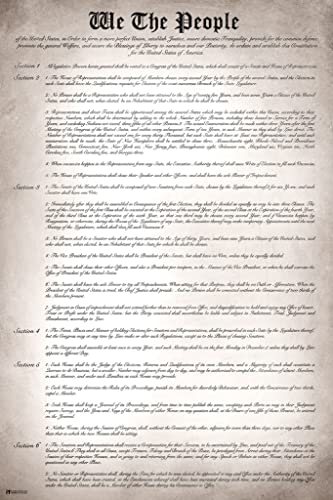 Constitution of the United States America : réplique d'archive de collection