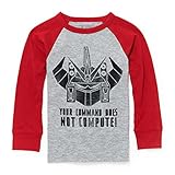 The Children's Place Baby Boys' December Raglan Graphic Long Sleeve Knit Top