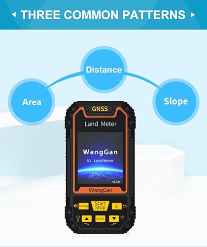 wanggan Handheld GPS Land Meter, GNSS Receiver with Color Screen for Area Measurement,Farmland,Field Survey - Image 3