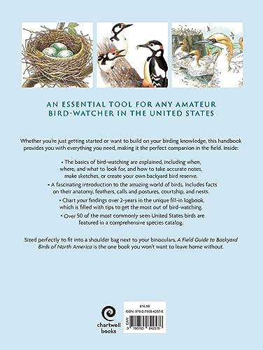 A Field Guide to Backyard Birds of North America: A Visual Directory of the Most Popular Backyard Birds - Includes a 2-Year Logbook - Image 2