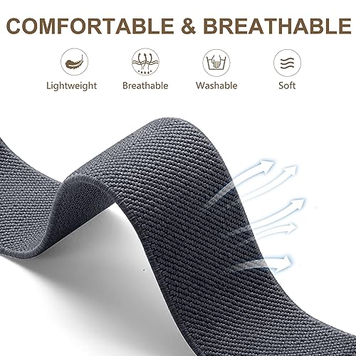 Image of Easuny 5 Pack Stretchy Bands Compatible with Apple Watch 40mm 41mm 42mm 38mm 44mm 45mm 46mm Women, Elastic Fabric Nylon Strap Wristband for iWatch SE 3 2 1 Series 11 10 9 8 7 6 5 4 3 Boho Solo Loop