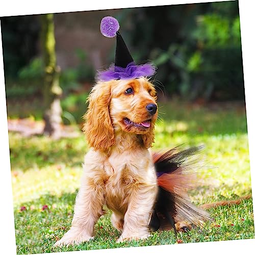 Disfraz Pequeño para Perro Halloween Morado miniatura 4