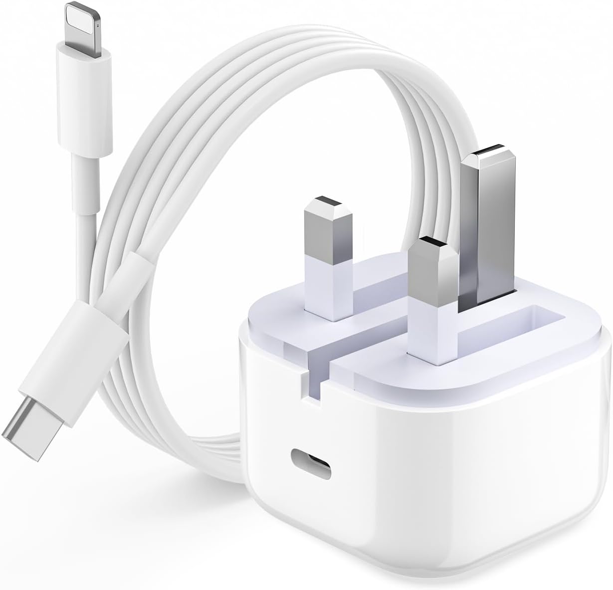 iPhone 20W USB C Fast Charger, USB C Fast Charger Plug 20W and 1M iPhone USB C Charger Cable
