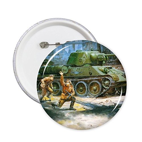 Peinture Militaire Seconde Guerre Mondiale Badge pour Vêtements et Sac à Dos