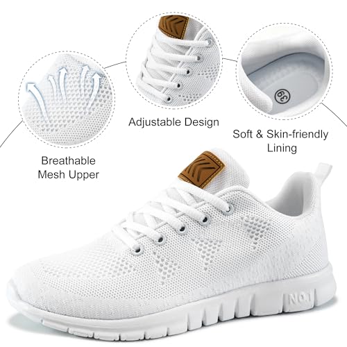 FUDYNMALC Womens Sneakers Tennis Shoes: Fashion Lightweight Non Slip Footwear for Running Walking Casual3