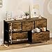 Imagen de WOLTU Comoda 5 Cajones de Metal y Madera