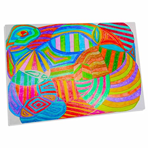 Pad para escritorio 3dRose 58.4x40.6 cm goma miniatura 1