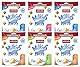 animonda Milkies Katzensnack mit Milch - Milchsnack Selection Multipack (6 x 120g), getreidefreie Knusperkissen Milch Katzensnacks für erwachsene Katzen