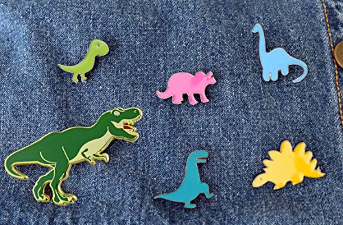Dinosaur Pins for Backpacks Jurassic Dinosaur Enamel Pin Set Cute Enamel Pins2