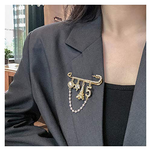 Zxebhsm Spilla Tassel di Lusso Camellie Numero 5