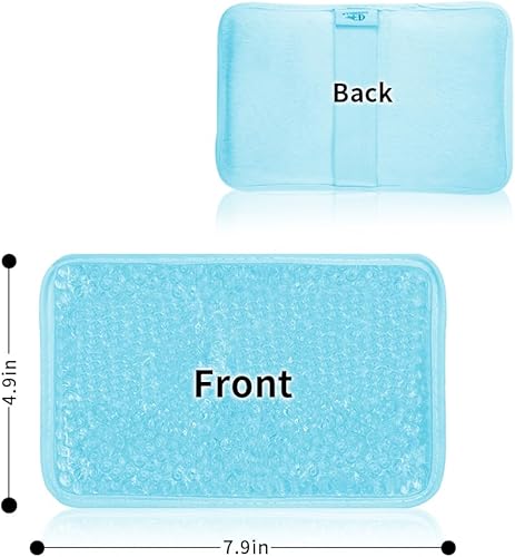 Miniatura 4 de Paquete de hielo de gel, bolsas de hielo para lesiones reutilizables para dolor, hinchazón, lesiones de rodilla, hombro, pie, espalda, tobillo,