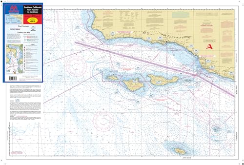 Maptech Waterproof Charts WPC126: Southern California: Point Arguello to San Diego Waterproof Chart