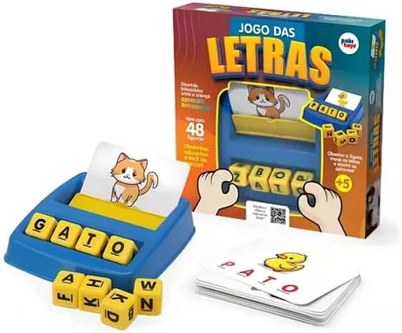 Brinquedo Educativo Jogo Das Letras Divertido