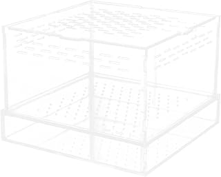 Acrylic Mealworm Breeding Box Lid, Ventilated PET Terrarium