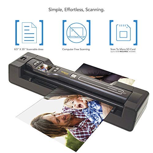 Vupoint St470 Magic Wand Portable Scanner W/Auto-Feed Docking Station (Turquoise) (Renewed) #TOP1