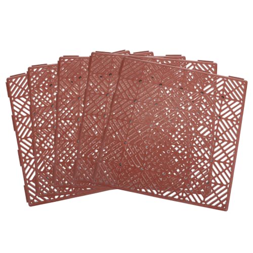 Alfombrillas antideslizantes faciles de instalar suelo plastico 5uds 2