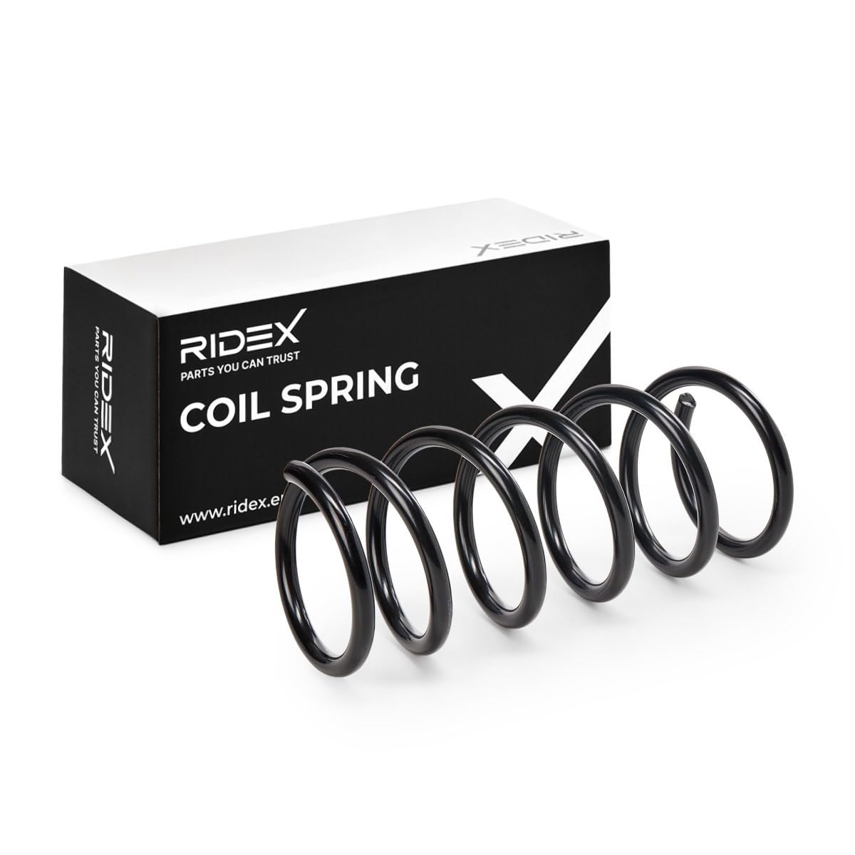 RIDEX 188C0551 2x Muelle de suspensión Eje trasero