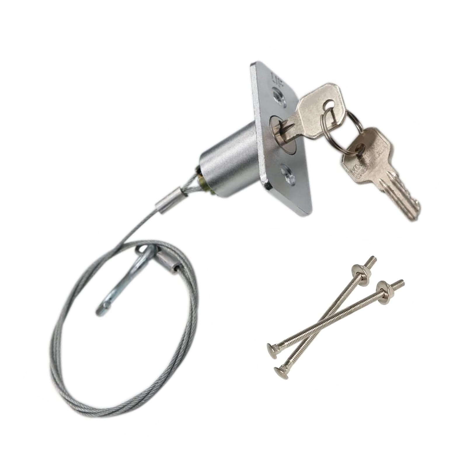 Apriporta universale per garage, chiave di emergenza antifurto, antiruggine e resistente alla corrosione, serrature a sgancio rapido con 2 chiavi per garage, tapparelle