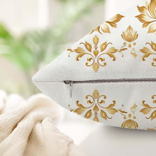 Housse de coussin 45x45cm imperméable et résistante avec impression bohème double face