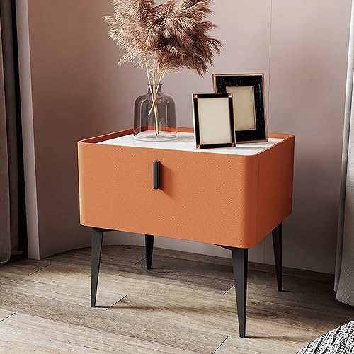Table de chevet de style italien avec rangement pour optimiser l'espace