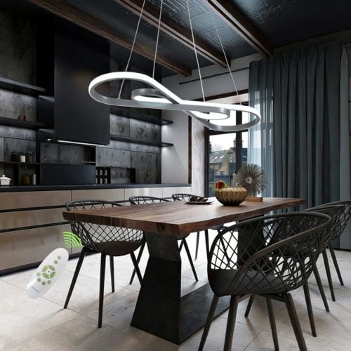 Image of 29.53in Color Changing Modern LED Pendant Light