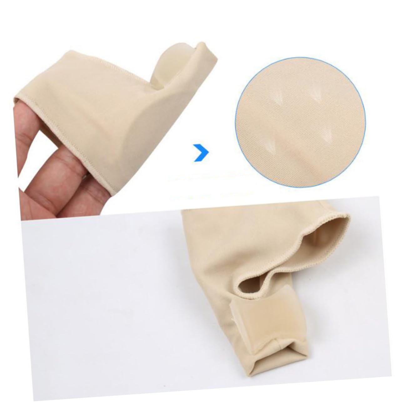 Didiseaon Thumb Bunions Protector Hallux Separator Nail Separator Socks for Men Small Size
