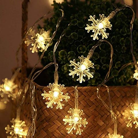 Gxhong Luces de Hadas de Copo de Nieve Cover