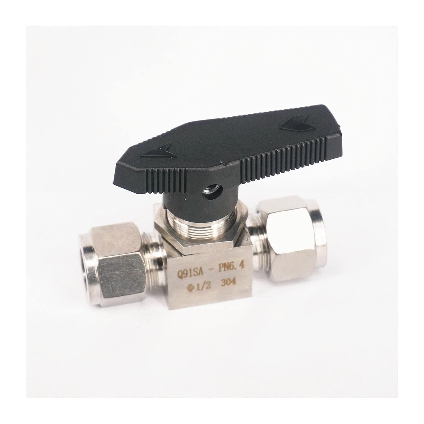 QRUYHBAJU SS304 Stainless Steel Compression Fitting Shut Off Ball Valve Fit for 1/2 Inch