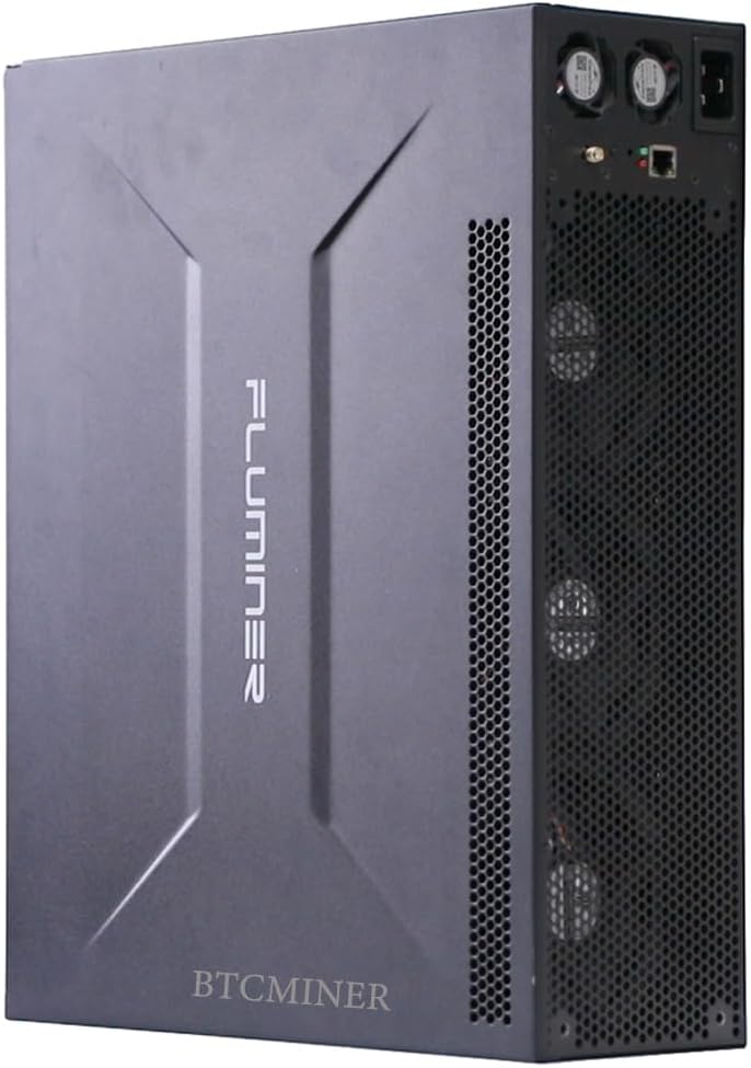 New FLUMINER T3 Bitcoin Miner - 110TH/s 14.7 J/TH High Efficiency, 1700W Power, Support Ethernet & WiFi, 100-240V, Silent for Home & Office Mining