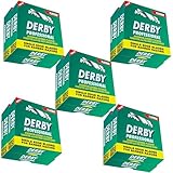 ABS Green Professional Single Edge Razor Blades for Straight Razors and Shavettes – Barbershop-Quality Sharp, Smooth Shaving Refills – American Beauty Supply (10)