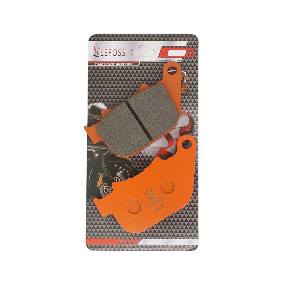 moto Fibre de Carbone Plaquettes de Frein Arrière Pour Compatible avec Sportster Harley Davidson XL 50 XL 883 XL 1200 (2004-2014) XR 1200 (2008-2012) FA387R