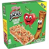 Apple Jacks Cereal Bars, Breakfast Snacks, Kids Snacks, Original, 4.2oz Box (6 Bars)