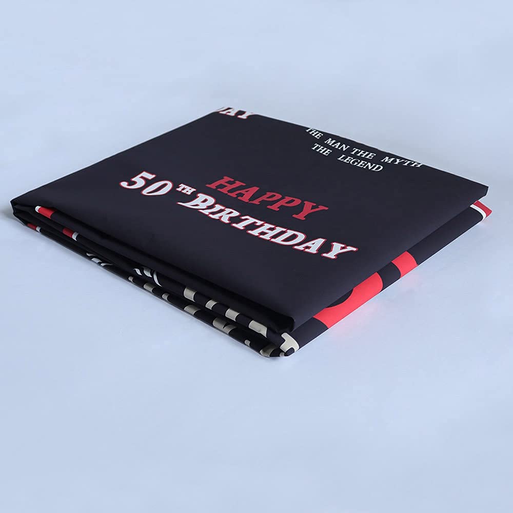 Buy YEELE 7x5ft Vintage Dude 50th Birthday Backdrop for Men Fifty Years