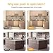 Jiayi Metal Cabinet Door Catches Heavy Duty 2 Pack Double Cabinet Push to Open Door Latch Touch Latches Kitchen Door Push Release Latch for Drawer Closure Push Catch Press Out Cabinet Hardware