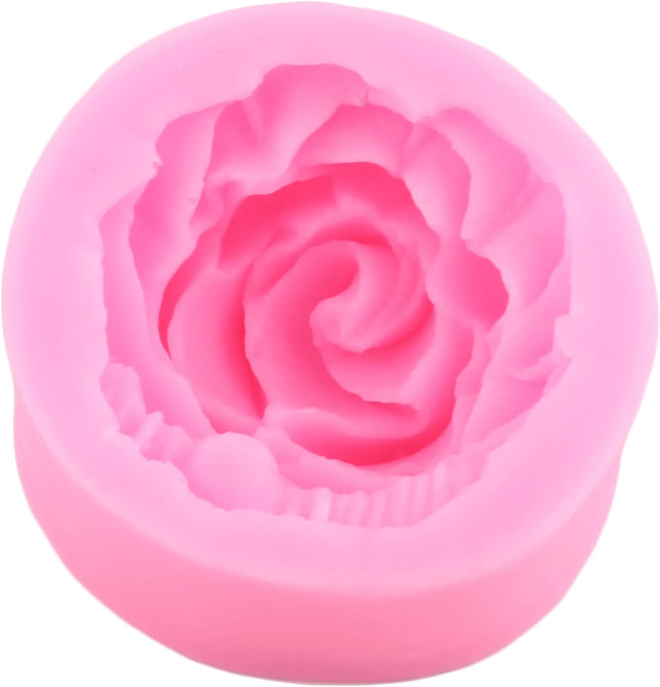 Mujiang 3D Bloom Rose Flower Fondant Silicone Molds Set of 6