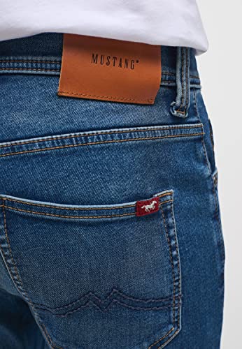MUSTANG Herren Jeans Oregon Slim K - Slim Fit - Blau - Blue Denim W28-W40, Größe:28W / 32L, Farbvariante:Blue Denim 783 – Ansicht 4