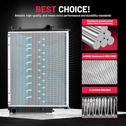Image of BDFHYK 13371 Aluminum Radiator for BMW X3 2011-2012