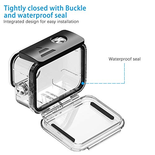 45M waterdichte hoes voor GoPro Hero 9 onderwater waterdichte beschermende behuizing Case voor GoPro 9 actiecamera met… - Afbeelding 8