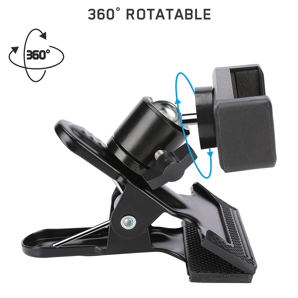 Support De Téléphone Pour Guitare – Clip Stable Multi-Angles + 10 Médiators Offerts (Lot De 10)