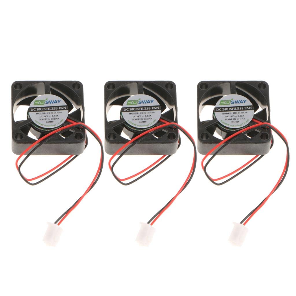 Enakshi® 3Pcs 3D Printer 30x30x10mm 24V DC Cooling Fan Wired Hydraulic Fans Cooler |Computers/Tablets & Networking | 3D Printers & Supplies | Parts & Accessories-picture-15