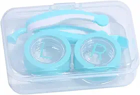Kit de remoção de lentes de contato macias com insertor e removedor de lentes de contato, recipiente para lentes de olho com estojo de pinça, estojo portátil para lentes de contato novas e meninas com
