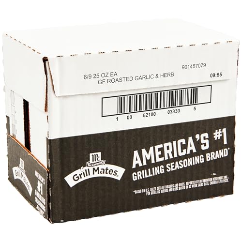 McCormick Grill Mates Roasted Garlic & Herb Seasoning, 9.25oz, 12 bottles