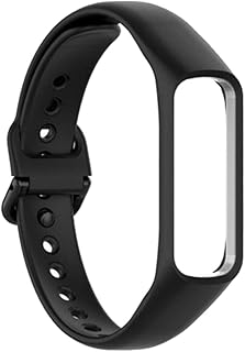 schicj133mm Pulseiras de silicone macio para relógio inteligente antiperda pulseiras leves compatíveis com Samsung Galaxy Fit 2 SM-R220