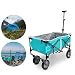 Navaris Carrito para Playa jardín Festival y Camping - Carro de Mano...