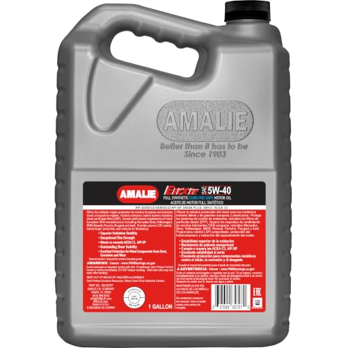 AMALIE Elixir Full Synthetic 5W-40 4 galones miniatura 2