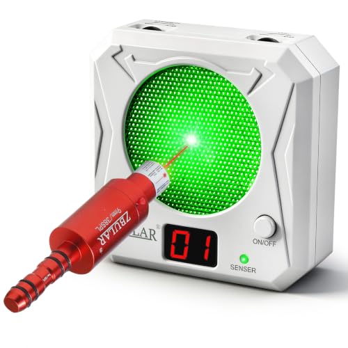 Image of ZBULAR 3rd Dry Fire Training System,Portable Glass Fiber Digital Laser Target Compatible with Laser Strike System Most of Training Cartridges 9mm /22lr for Practive Type-C Charging, LED Display