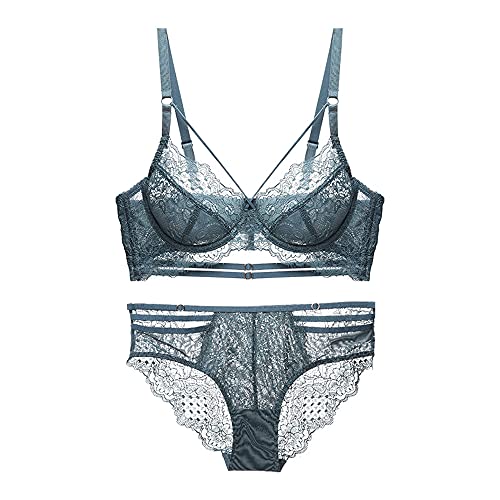 Soutien-gorge en dentelle fine malacthite 80B haute tenue WENJUN