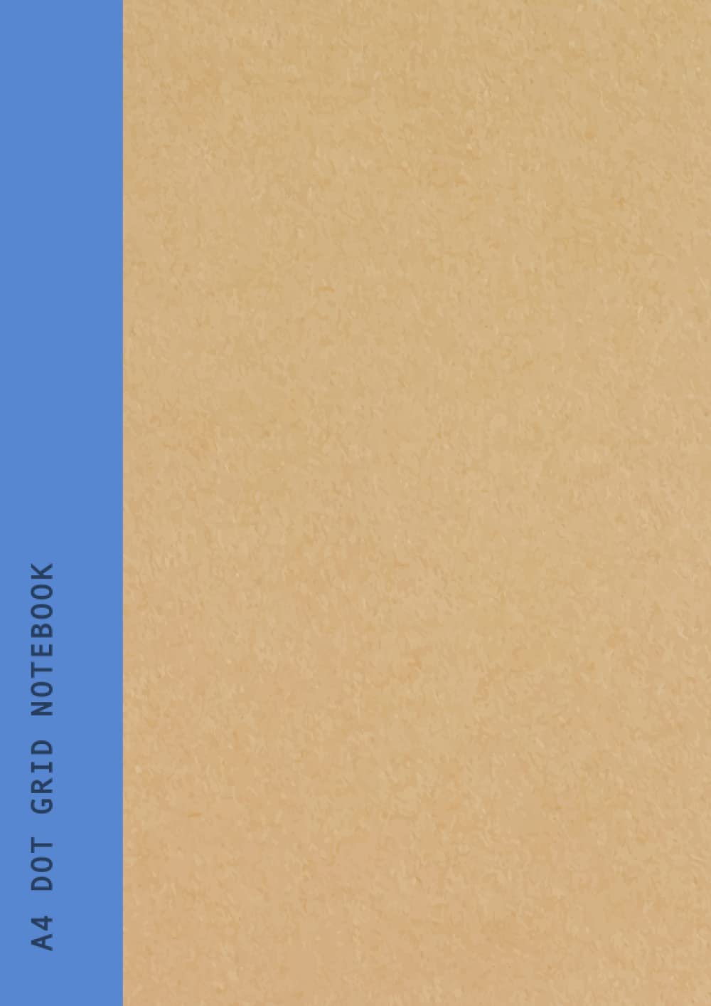 A4 Dot Grid Notebook: Navy Blue Spine | Dotted Grid | School, Work & College Subject or Course Bullet Notebook - 90 Pages Recycled Paper