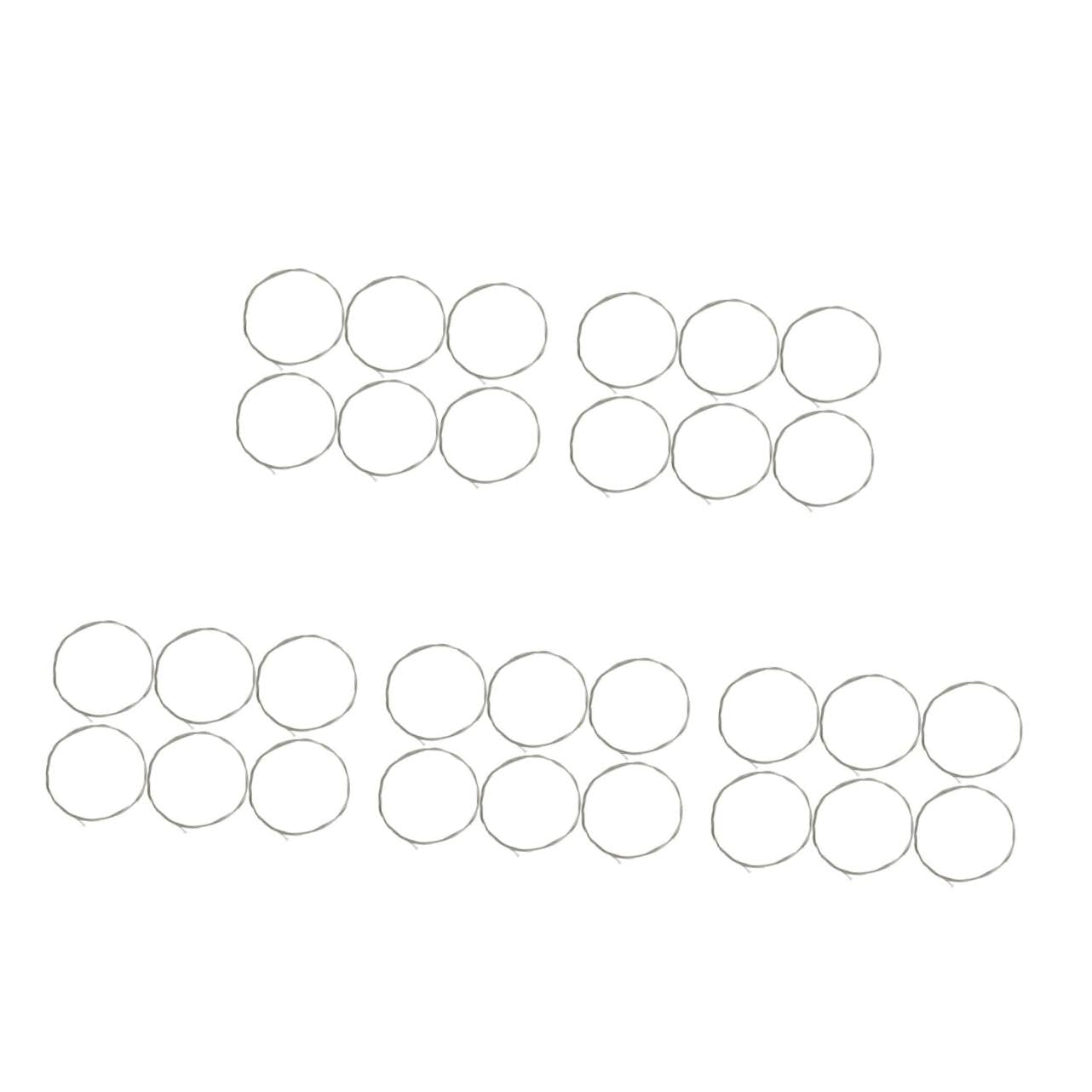 BESTonZON 5sets Corde Per Chitarra Acustica Inossidabile Corde Resistenti e Durevoli Per Musicisti e Appassionati Di Folk