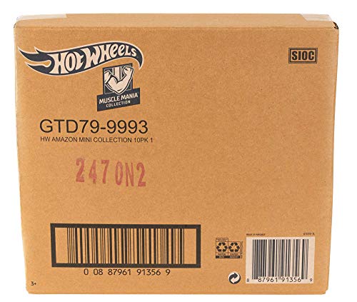 Hot Wheels Pack Colección Muscle Mania Coches de Juguete, Regalo para niños +3 años (Mattel GTD79)